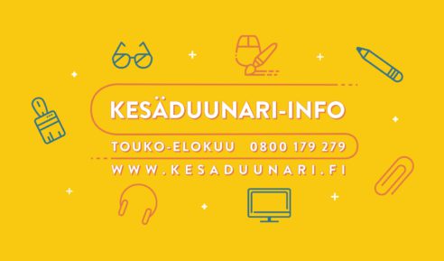 Kesäduunari-info, kesätyö